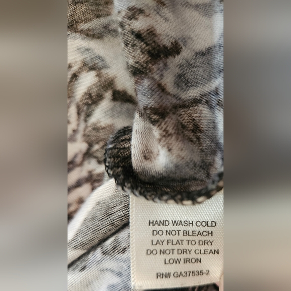 Monteau Los Angeles Womens Black & Gray Racerback Tank Maxi Dress Size Medium - Picture 5 of 12